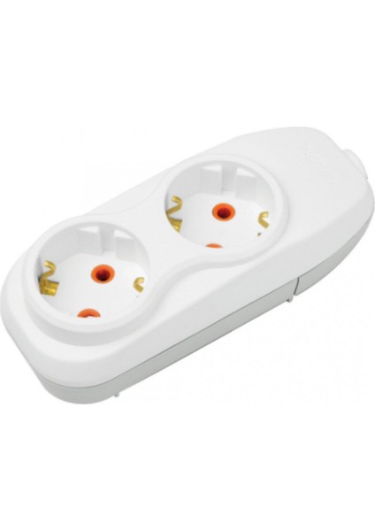 Quattro 2’li Topraklı Grup Priz Kordonsuz