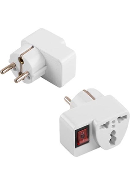 Aç Kapa Düğmeli İngiliz Fiş Üniversal Priz Çevirici Laptop Notebook Uyumlu AXE-223