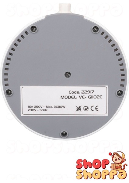 2'li Telefon Standlı Çoklu Grup Priz, 1xusb 1xtype-C Girişli, 1.5 mt Kablolu, 3680W 16A fırsatları