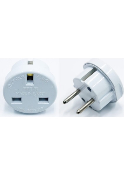 İngiliz Tipi Priz Dönüştürücü British To Eu
