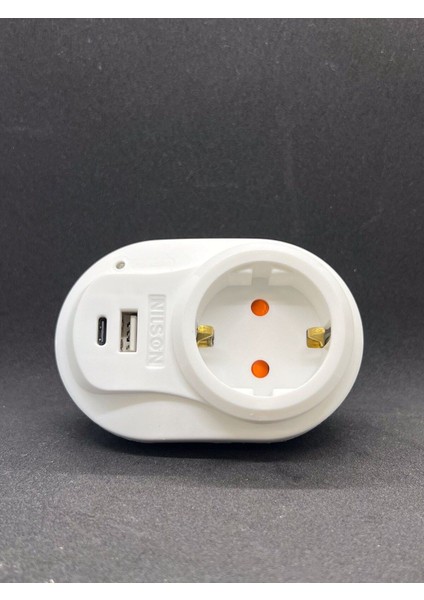 Akım Korumalı Tekli Fiş Priz U+C-Type fiyatları