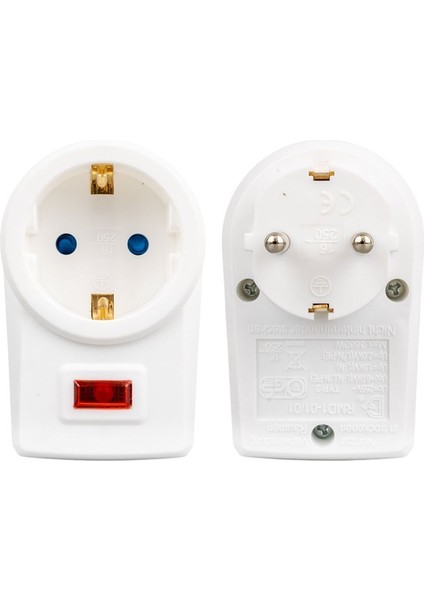 Axe Tools 250 Volt 16 Amper Akım Korumalı Tekli Priz KPF545220359