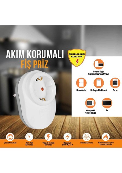 Tekli Akım Korumalı Priz indirimleri