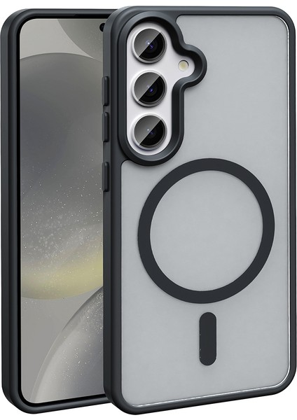 Samsung Galaxy S24 Plus Kılıf Magsafe Şarj Özellikli Mat Arka Yüzey Zore Sio Kapak
