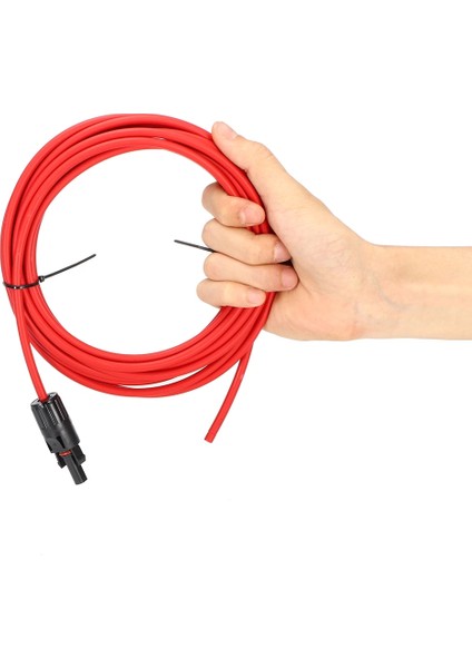 6mm² 5mt+5mt - 10MM 2mt+2mt Nyaf Aleve Dayanıklı Güneş Paneli Kablo Seti