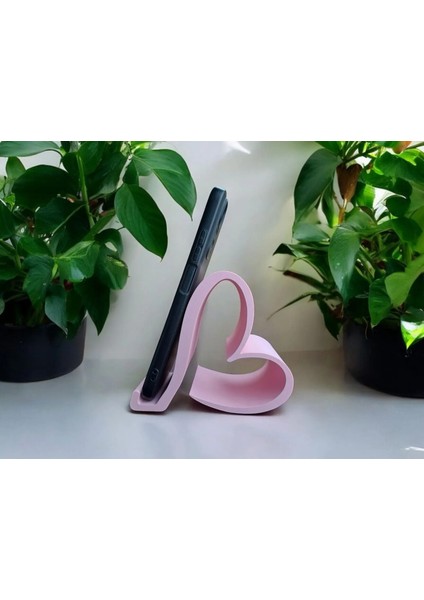 Kalp Şekilli Telefon Standı
