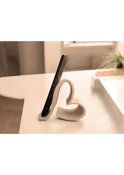 Kalp Şekilli Telefon Standı