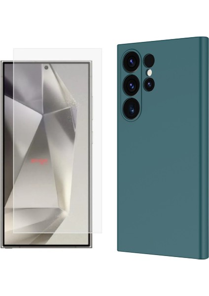 Samsung Galaxy S25 Ultra Kılıf Zore Mara Lansman Kapak + Nano Ekran Koruyucu