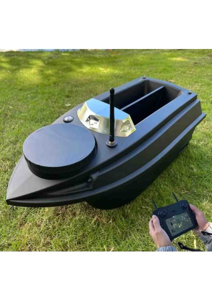 Sazan Yemleme (Tekne ve Botu)Flytec Yeni V030 Rc Balık Yemi Teknesi Gps Uzaktan Kumandalı Olta Atıcı