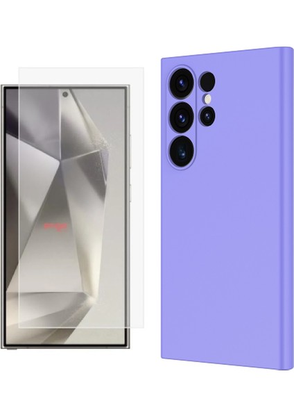 Samsung Galaxy S25 Ultra Kılıf Zore Mara Lansman Kapak + Nano Ekran Koruyucu