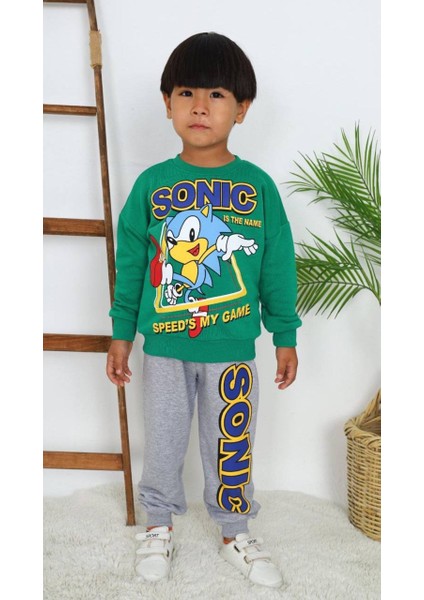Sonıc Baskılı Çocuk Eşofman Takımı fiyatları