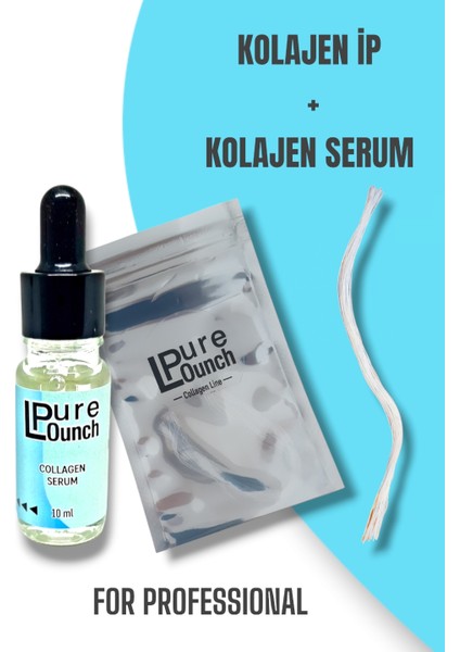 Kolajen Serum ve Kolajen İp 30 Adet x 13 cm