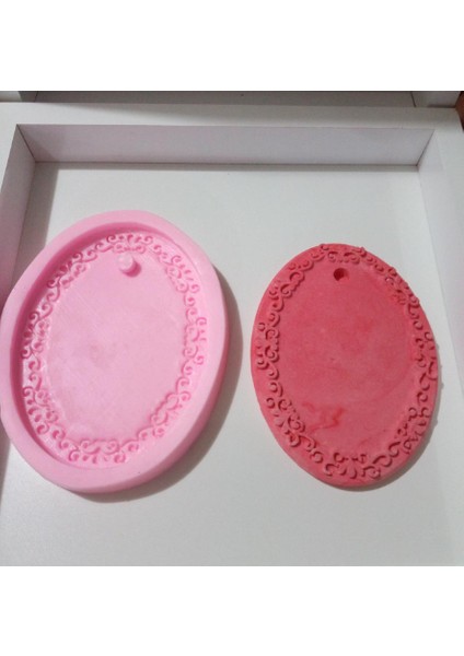 Ipek Hobi Nakışlı Delikli Çerçeve Kokulu Taş Kalıbı 12-15 cm