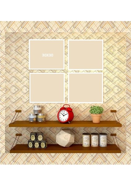 Çerçeve Tablo 30 x 30 cm Beyaz modelleri