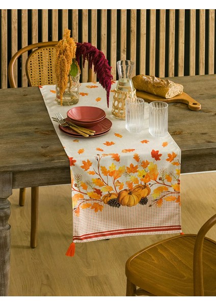Lcw Home Karışık Baskılı Püsküllü Runner 45 x 150 cm