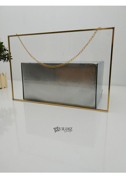 20 x 30 2 Parça Gold Çerçeve Tek Kat Cam Çerçeve Boyama Resim Dekor Yazı