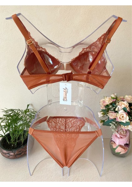 Fairy V Detaylı Dantelli Sütyen Takımı fırsatları