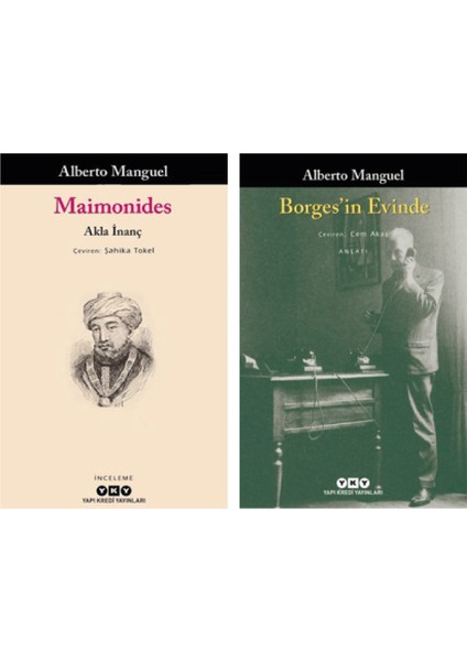 Maimonides - Borges’in Evinde - Hayali Bir Hayat - Hayali Yerlerden Yemek Tarifleri 4 Kitap - Alberto Manguel - Alfa Kalem modelleri