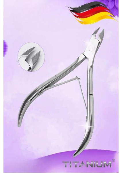 Titanium 4mm Et Pensi Tırnak Makası
