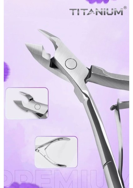 Titanium 4mm Et Pensi Tırnak Makası