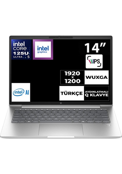 Probook 440 G11 Ultra 5 125U 32 GB 1 Tb SSD Windows 11 Pro Intel Graphics 14" Wuxga IPS Notebook A22YQEACB7