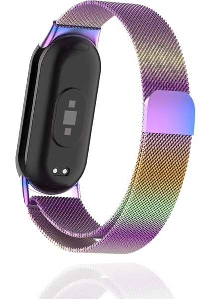 Xiaomi Mi Band 9 / Mi Band 8 Uyumlu Hasır Mıknatıslı Metal Kordon fiyatları