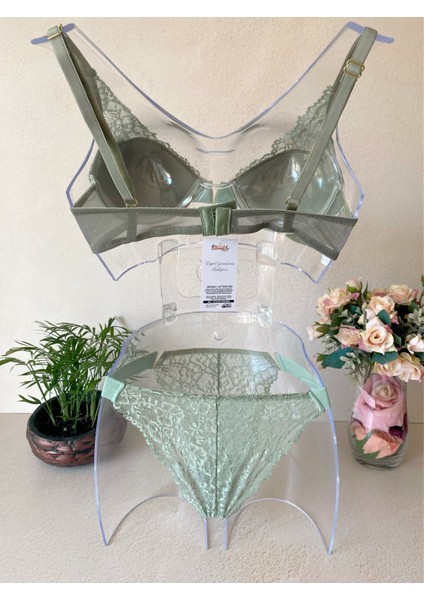 Fairy V Detaylı Dantelli Sütyen Takımı fırsatları