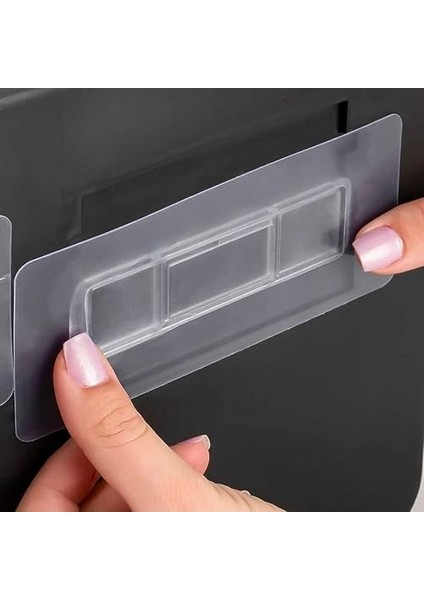 Standlı 9lu Baharatlık Takımı Kendinden Yapışkanlı Kaşıklı ve Kapaklı Baharatlık Seti Siyah fiyatları