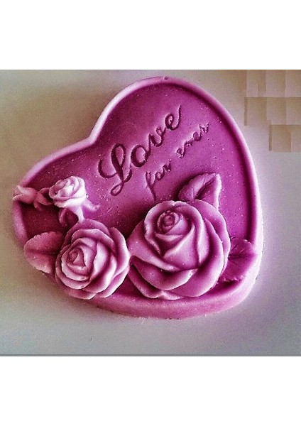 Güllü Kalp 7cm Silikon Kalıp K-184 fiyatları