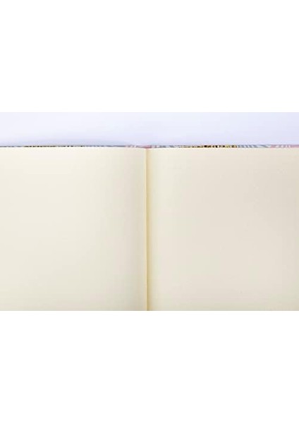 Lotus A5 Altın Palmiye Desenli Sert Karton Kapaklı Defter, 96 Yaprak, Noktalı - Pembe