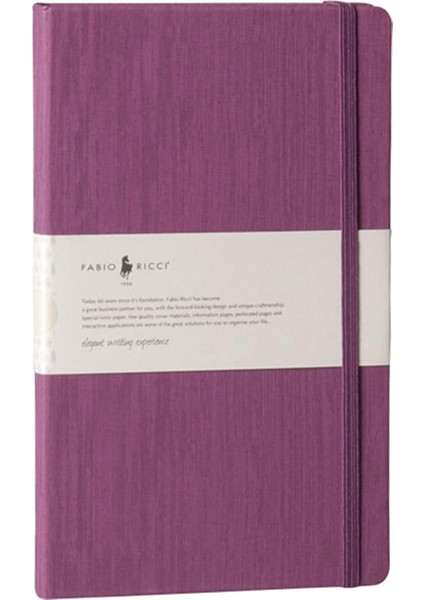 Ricci Lepidus 13X21CM Çizgisiz Mor Defter