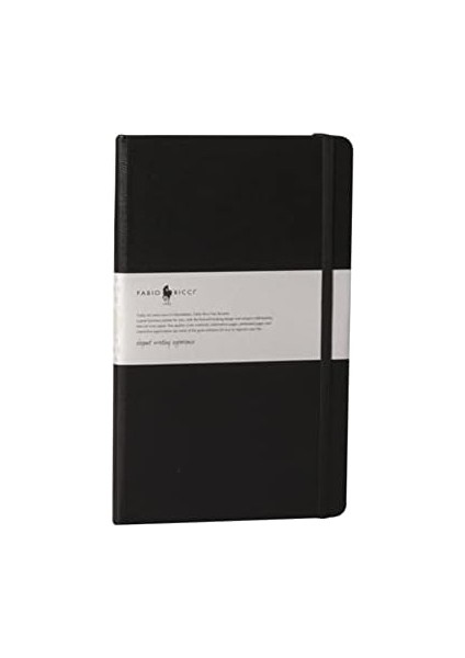 Ricci Elio 13X21CM Çizgili Siyah Defter