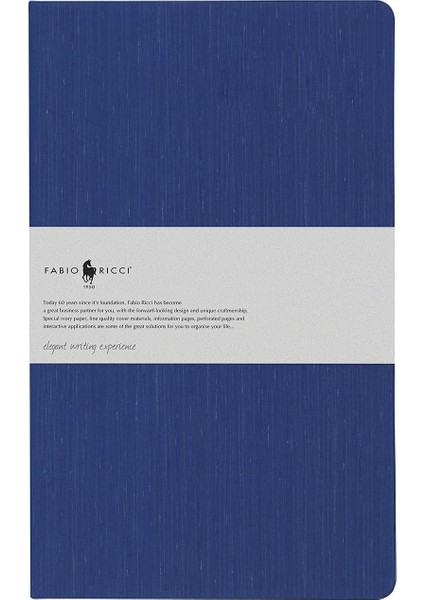 Ricci Lepidus 13X21CM Kareli Defter (Saks Mavisi)