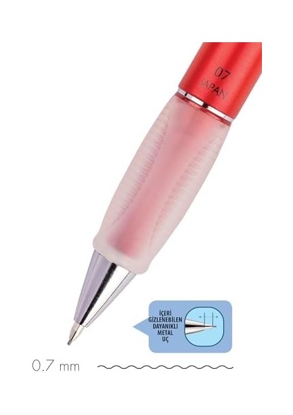 Deep Mek. Kursun Kalem 07MM Metalık Lav Kır modelleri
