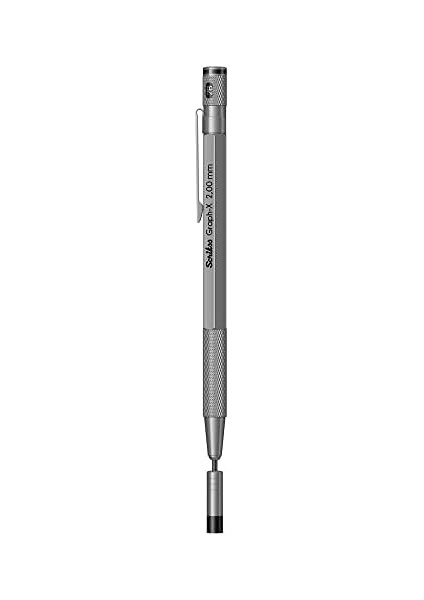 Office Graphx Mekanik Kurşun Kalem Saten Gri 2 mm modelleri