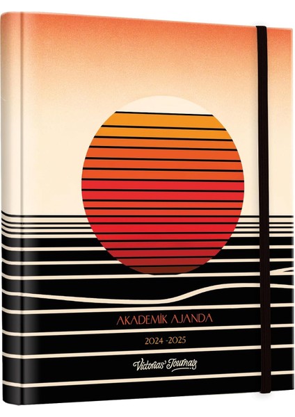 Journals Akademik Ajanda 2024-2025 Gizli Spiralli 17X23CM 100GR. (1268)