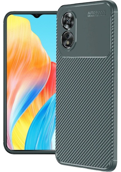 Oppo A60 Kılıf Negro Karbon Fiber Desen Silikon