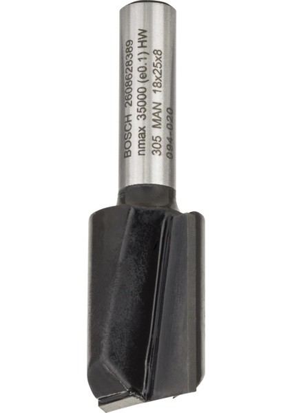 2 608 628 Aksesuarı 389 Kesici 8 Mm, D1 18 Mm, L 25 Mm, G 56 mm