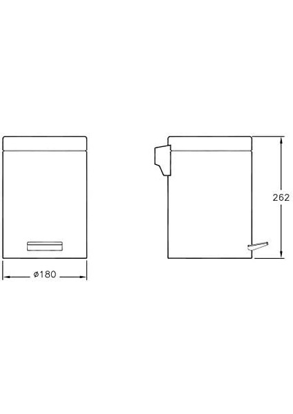 Arkitekta A44054 Paslanmaz Çöp Kovası, 3 Litre fiyatları