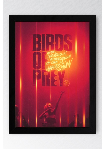 Harley Quinn Çerçeveli Tablo - Birds Of Prey Film Posteri Tablo