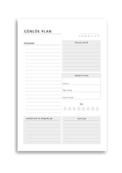 Tanıtım 3'lü Masaüstü Planlayıcı Set (Günlük, Haftalık, Aylık Planlayıcı) modelleri
