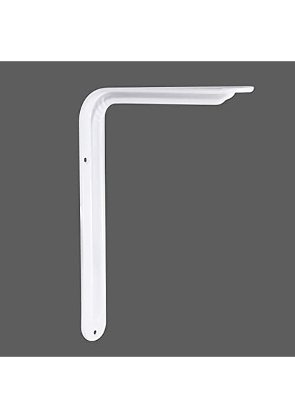 Raf Altı Ayak Raf Tutucu L Demir 19 x 26 cm Beyaz Montaj Aparatı (2 Adet)
