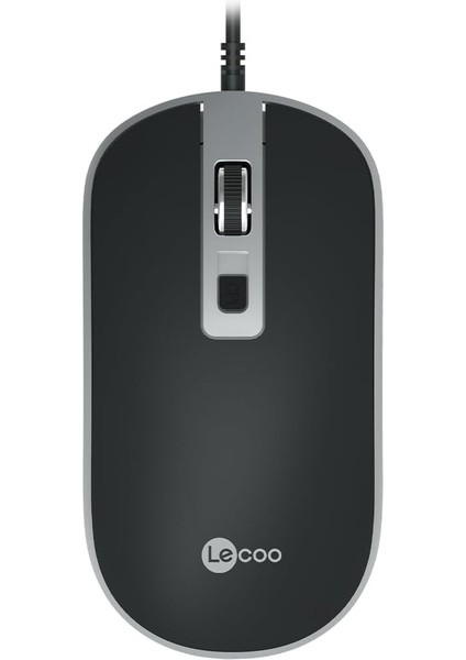 MS104 USB Kablolu 1600DPI 4 Tuşlu Optik Mouse - Pc, Mac, Dizüstü Bilgisayar ile Uyumlu, Tak Çalıştır Kolay Bağlantı, Sağ ve Sol Elle Kullanıma Uygun, Kompakt Mouse Siyah