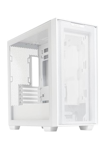 A21 Kasa 360 mm Soğutucu, 380 mm Uzunluğa Kadar Ekran Kartı ve Standart Atx Psu Destekli, Gizli Kablo Bölmeli Micro-Atx Bilgisayar Kasası, Beyaz modelleri