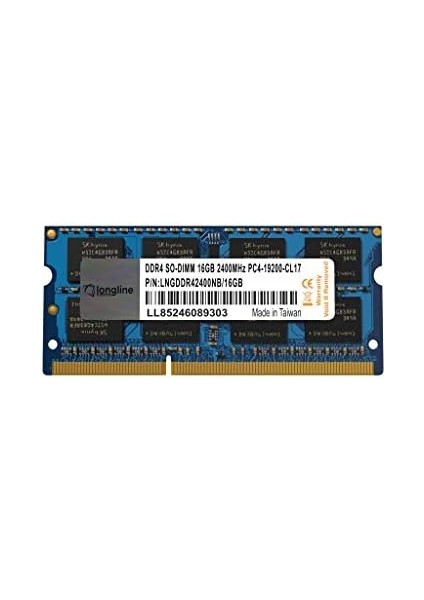 LNGDDR42400NB/16GB 16GB Ddr4 2400MHZ Notebook Bellek CL17 PC4-19200 So-Dımm