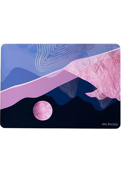 Macbook Air M1 Kılıf 13 Inç WLAYERS01NL (Touchıd'li M1 Air) A2337 A2179 A1932 ile Uyumlu Pembe