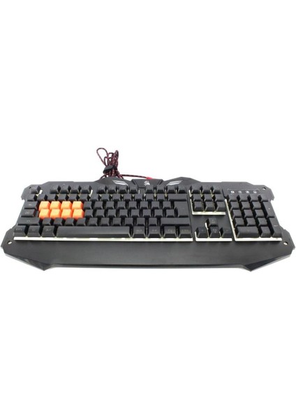 B328 (Q) Türkçe, 8 Adet Infrared Mekanik Switch’li Gaming (Oyuncu) Klavyesi, Siyah