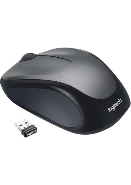 M235 Kablosuz Mouse, Gri, 2.4 Ghz Nano Receiver, 1000 Dpı Optik Tarama, 12 Ay Pil Ömrü, Pc / Laptop ve Mac Uyumlu