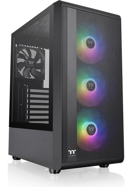 S200 Tg 650W 80PLUS Argb 4X120MM Fanlı Midt Atx Siyah Kasa (Siyah)