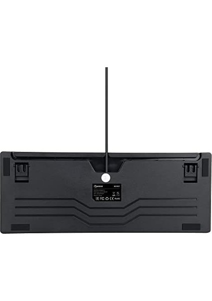 KG901 Tr Wired Jixian Blue Switch Tkl Rainbow Mekanik Gaming Keyboard